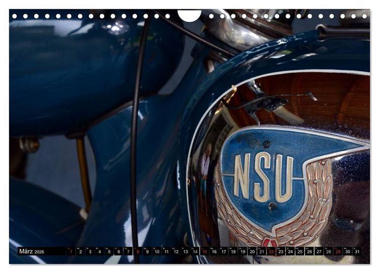 Produktbild: NSU Supermax (Wandkalender 2026 DIN A4 quer), CALVENDO Monatskalender