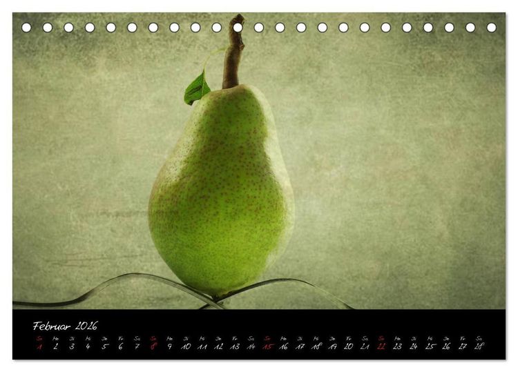 Produktbild: Frische Fr&uuml;chte Kalender (Tischkalender 2026 DIN A5 quer), CALVENDO Monatskalender