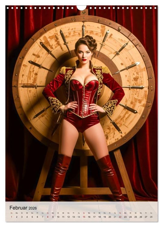 Produktbild: Zirkus der Kuriosit&auml;ten - Vintage, Faszination und Manege (Wandkalender 2026 DIN A3 hoch), CALVENDO Monatskalender