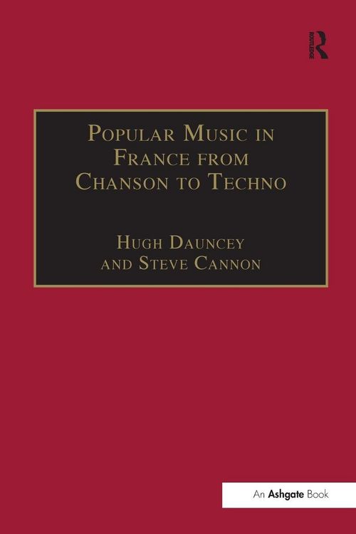 Produktbild: Popular Music in France from Chanson to Techno