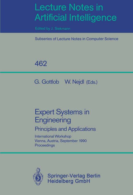 Produktbild: Expert Systems in Engineering: Principles and Applications