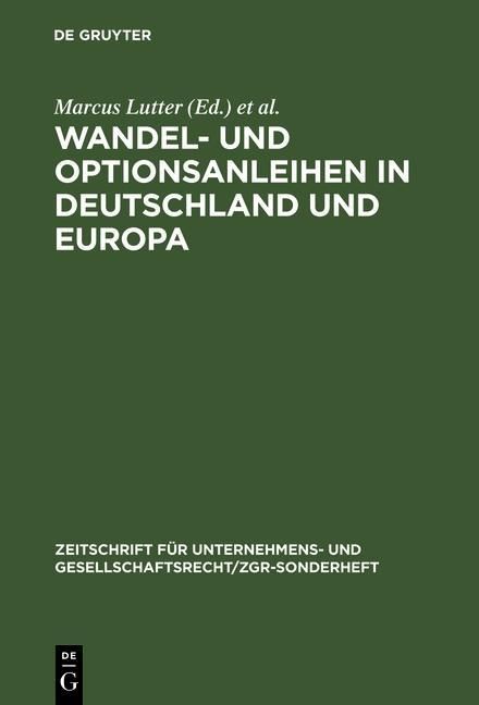 Produktbild: Wandel- und Optionsanleihen in Deutschland und Europa