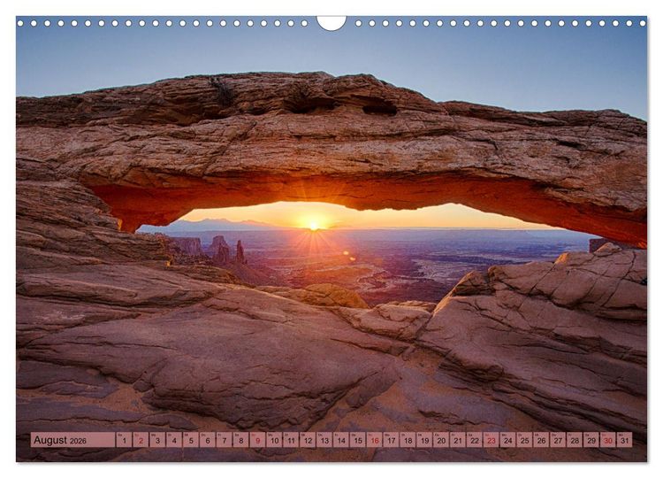 Produktbild: USA S&uuml;dwesten - Atemberaubende Hotspots der Natur (Wandkalender 2026 DIN A3 quer), CALVENDO Monatskalender