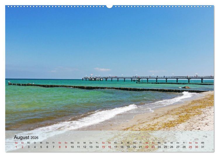 Produktbild: Ostseebad K&uuml;hlungsborn. Erholung mit allen Sinnen (hochwertiger Premium Wandkalender 2026 DIN A2 quer), Kunstdruck in Hochglanz