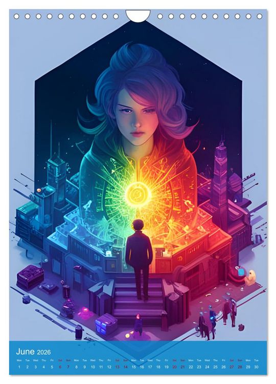 Produktbild: Rainbow Horizons (Wall Calendar 2026 DIN A4 portrait), CALVENDO 12 Month Wall Calendar
