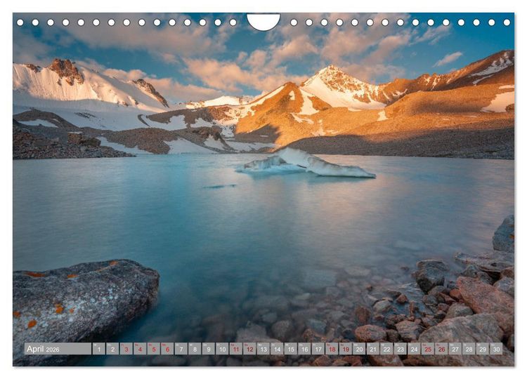 Produktbild: Kirgistan Bergparadies in Zentralasien (Wandkalender 2026 DIN A4 quer), CALVENDO Monatskalender