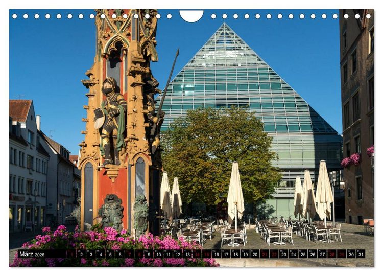Produktbild: Ulm (Wandkalender 2026 DIN A4 quer), CALVENDO Monatskalender
