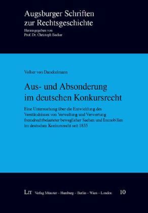 Produktbild: Aus- und Absonderung im deutschen Konkursrecht