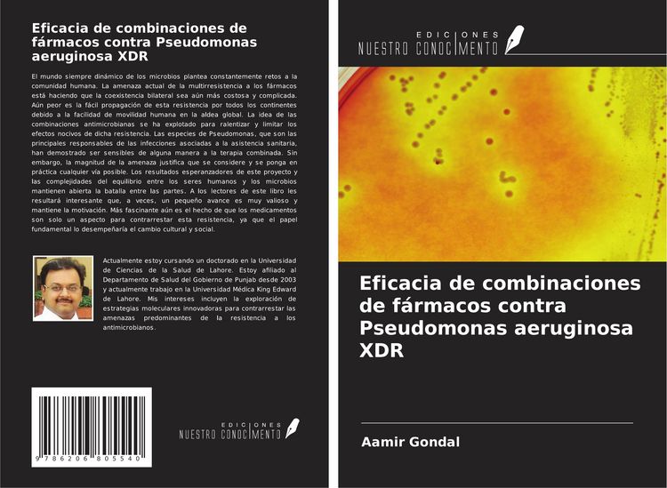 Produktbild: Eficacia de combinaciones de f&aacute;rmacos contra Pseudomonas aeruginosa XDR