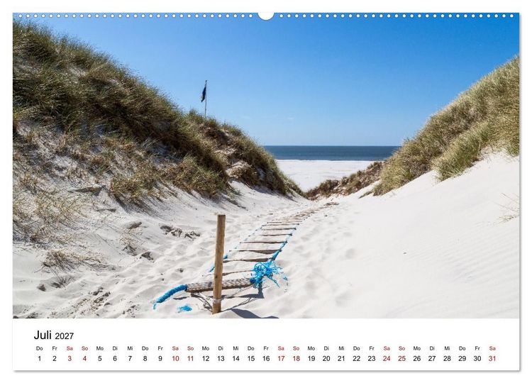Produktbild: Amrum - Das Paradies in der Nordsee (hochwertiger Premium Wandkalender 2027 DIN A2 quer), Kunstdruck in Hochglanz