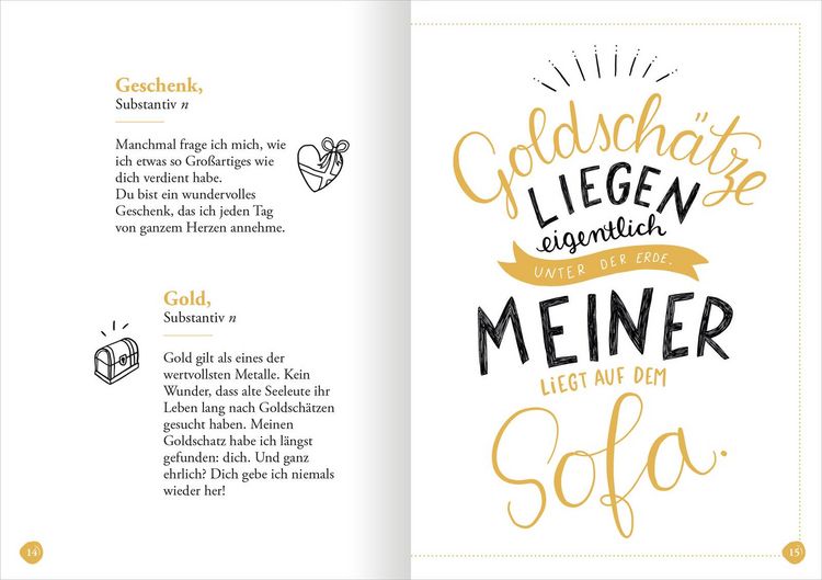 Produktbild: Mein Schatz (Substantiv, m)