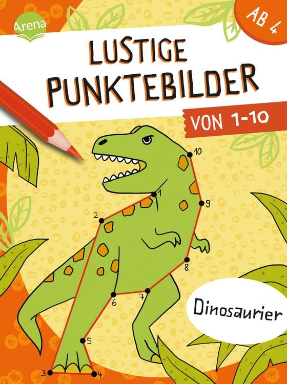 Produktbild: Lustige Punktebilder von 1-10. Dinosaurier