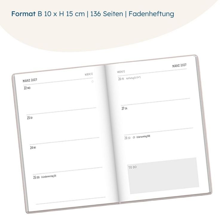 Produktbild: Terminplaner Letterart 2027 Big Plans