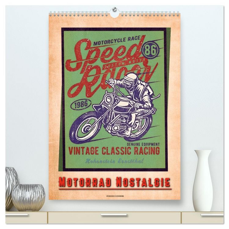 Produktbild: Motorrad Nostalgie (hochwertiger Premium Wandkalender 2026 DIN A2 hoch), Kunstdruck in Hochglanz