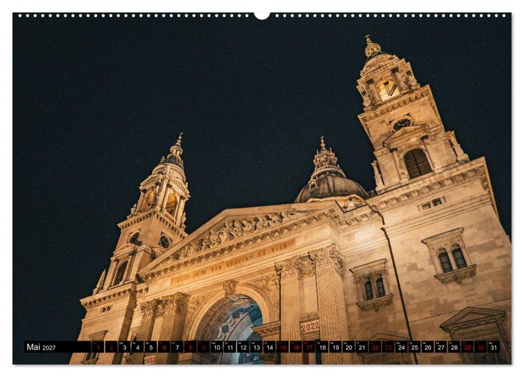 Produktbild: Glanzvolles Budapest (Wandkalender 2027 DIN A2 quer), CALVENDO Monatskalender