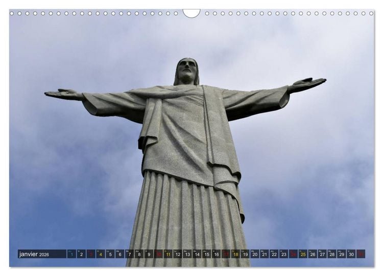 Produktbild: Tout simplement Rio de Janeiro (Calendrier mural 2026 DIN A3 vertical), CALVENDO calendrier mensuel