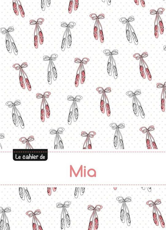 Produktbild: Cahier mia ptscx,96p,a5 ballerine