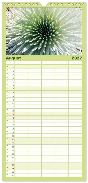 Produktbild: Familienplaner 2027 - Hawaii - Oahu - Maui mit 5 Spalten (Wandkalender, 21 x 45 cm) CALVENDO