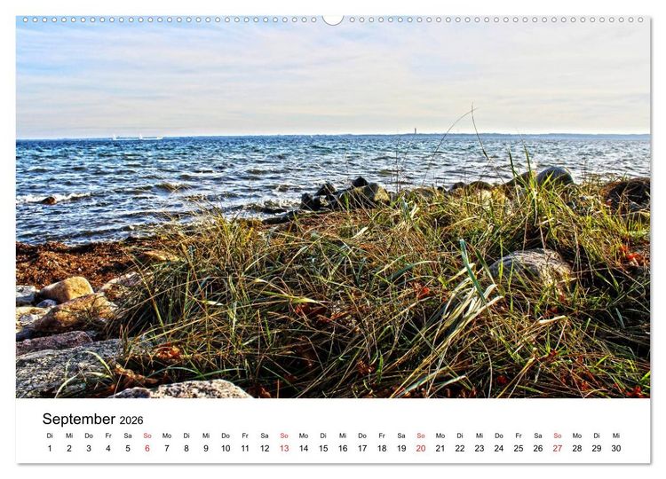 Produktbild: Strande und B&uuml;lk 2026 (Wandkalender 2026 DIN A2 quer), CALVENDO Monatskalender