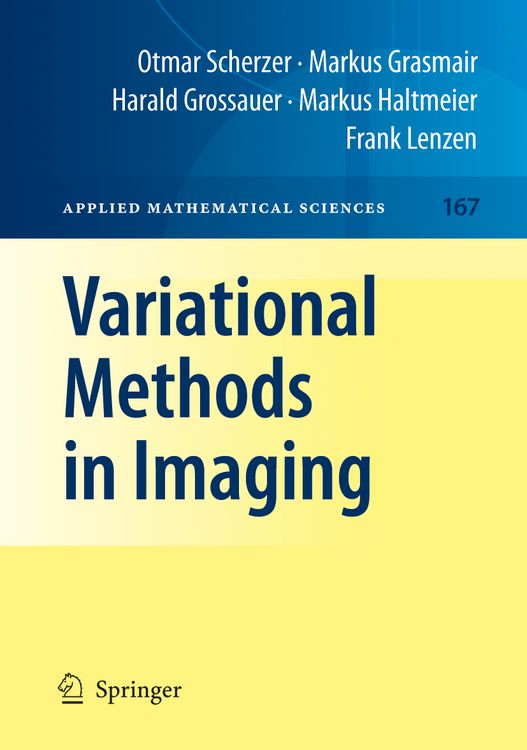 Produktbild: Variational Methods in Imaging
