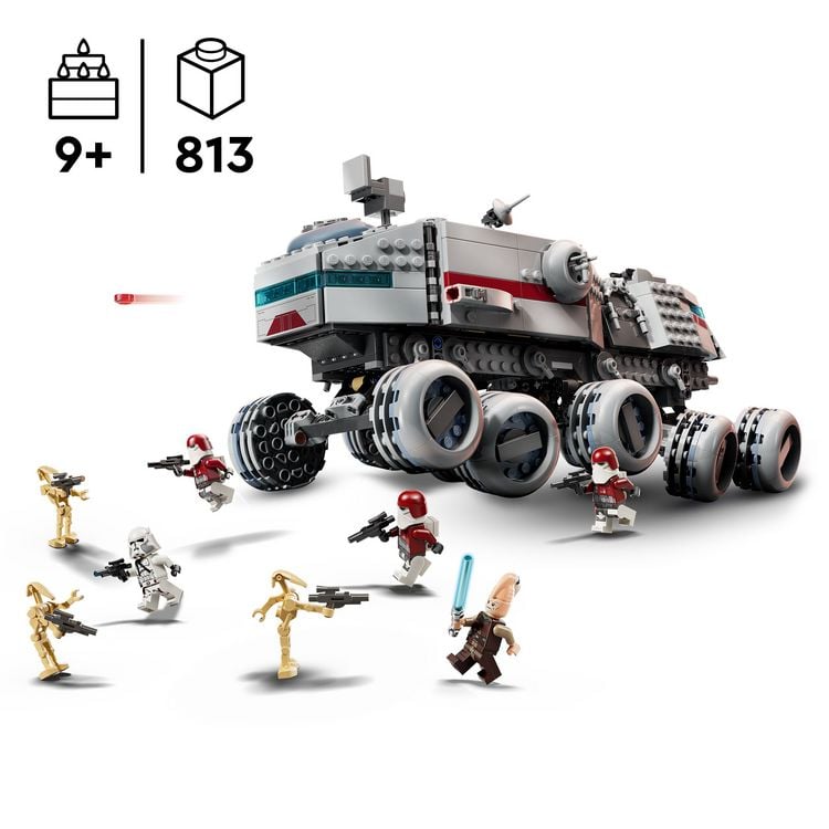 Produktbild: LEGO Star Wars 75413 Republikanischer Juggernaut, Lichtschwert, Fahrzeug
