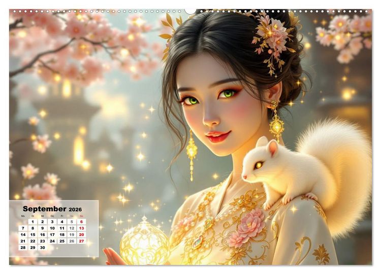 Produktbild: Wilde Seelen (Wandkalender 2026 DIN A2 quer), CALVENDO Monatskalender