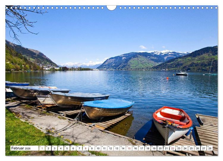 Produktbild: Der Zeller See im sch&ouml;nen Salzburger Land (Wandkalender 2026 DIN A3 quer), CALVENDO Monatskalender
