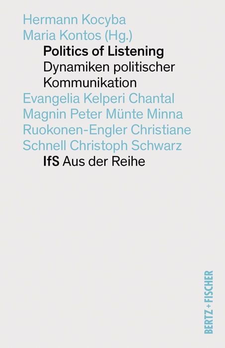Produktbild: Politics of Listening