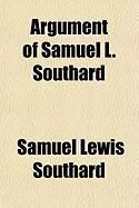 Produktbild: Argument of Samuel L. Southard