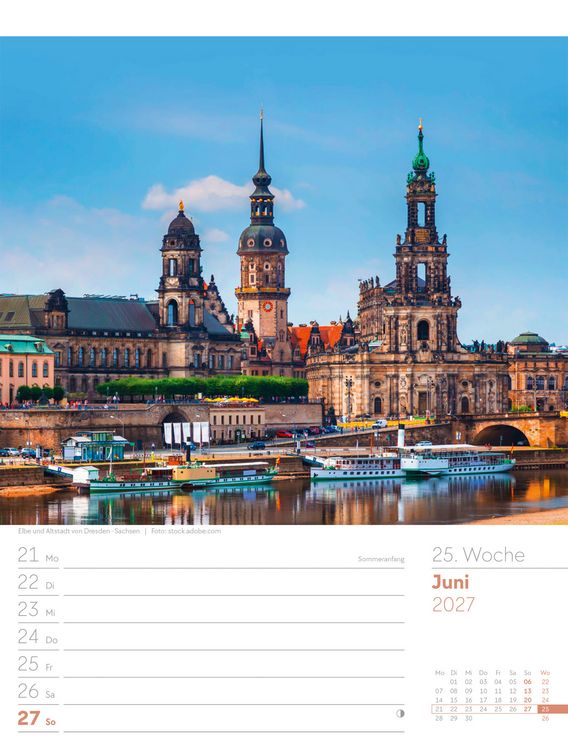 Produktbild: Malerisches Deutschland Wochenplaner Kalender 2027
