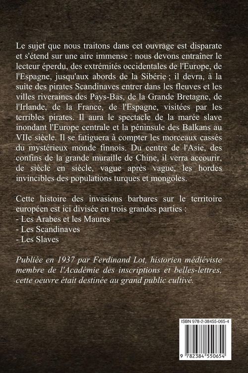 Produktbild: Les invasions barbares et le peuplement de l'Europe