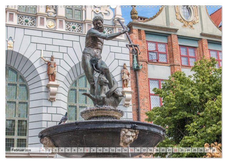Produktbild: Danzig - Polnische Hansestadt (Wandkalender 2026 DIN A2 quer), CALVENDO Monatskalender