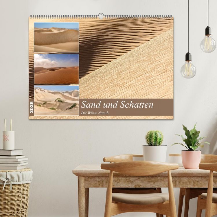 Produktbild: Sand und Schatten (Wandkalender 2026 DIN A2 quer), CALVENDO Monatskalender