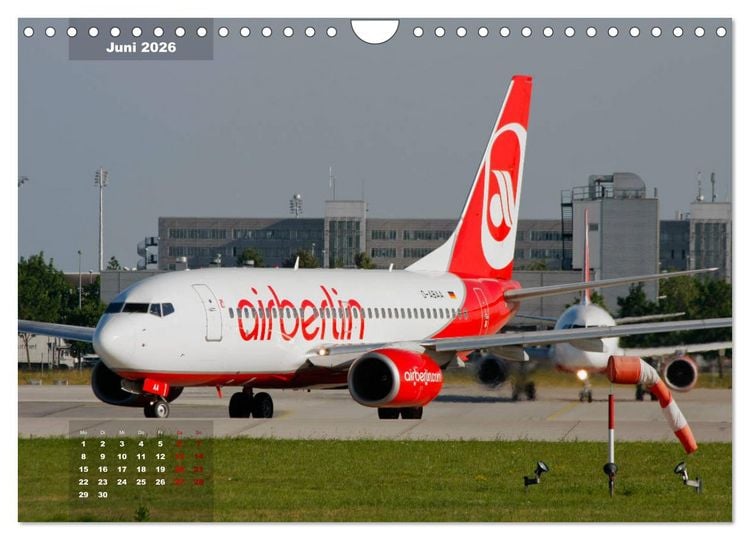 Produktbild: In Memoriam Air Berlin (Wandkalender 2026 DIN A4 quer), CALVENDO Monatskalender