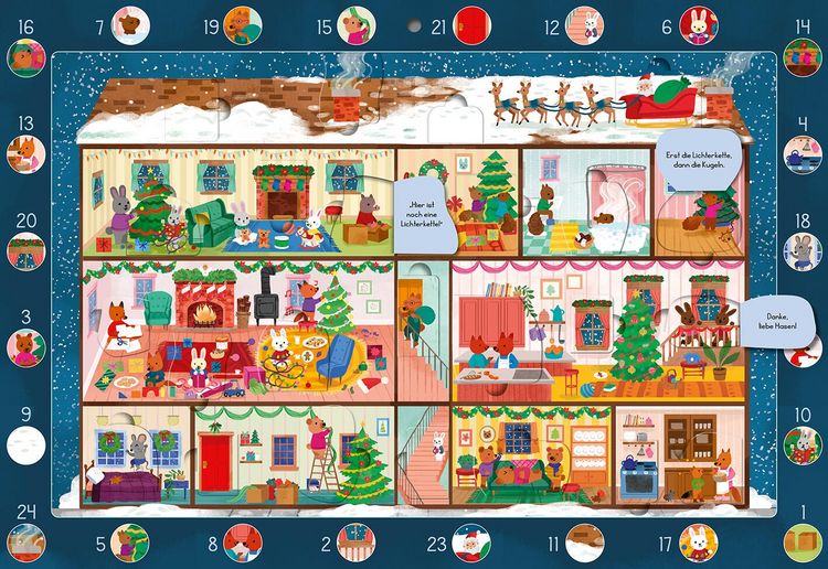 Produktbild: Mein Wimmel-Adventskalender: Im Weihnachtshaus