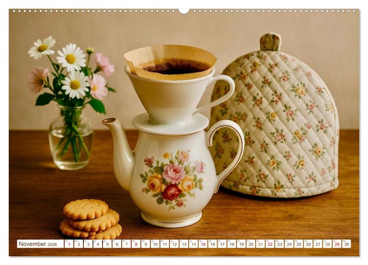 Produktbild: Hei&szlig;er Kaffee (Wandkalender 2026 DIN A2 quer), CALVENDO Monatskalender