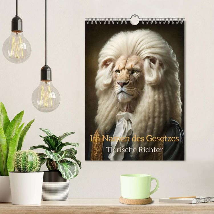 Produktbild: Im Namen des Gesetzes Tierische Richter (Wandkalender 2027 DIN A4 hoch), CALVENDO Monatskalender