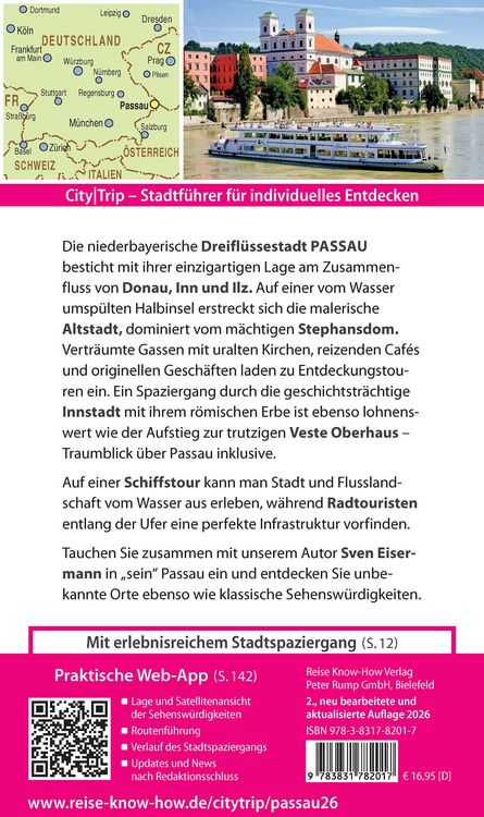 Produktbild: Reise Know-How CityTrip Passau mit Ausflug nach Sch&auml;rding und Vilshofen