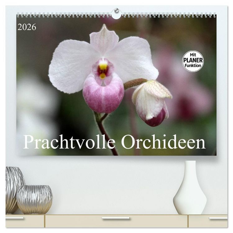 Produktbild: Prachtvolle Orchideen (hochwertiger Premium Wandkalender 2026 DIN A2 quer), Kunstdruck in Hochglanz