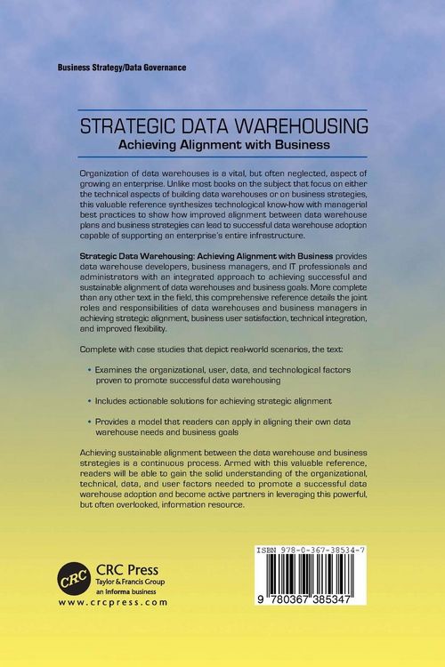 Produktbild: Strategic Data Warehousing