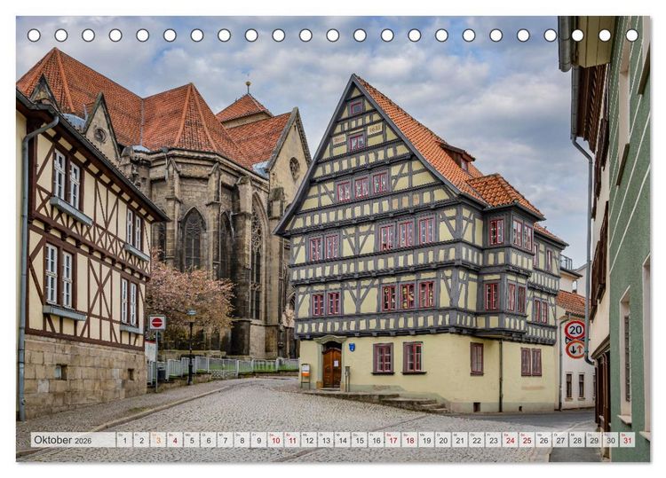 Produktbild: Arnstadt Impressionen (Tischkalender 2026 DIN A5 quer), CALVENDO Monatskalender