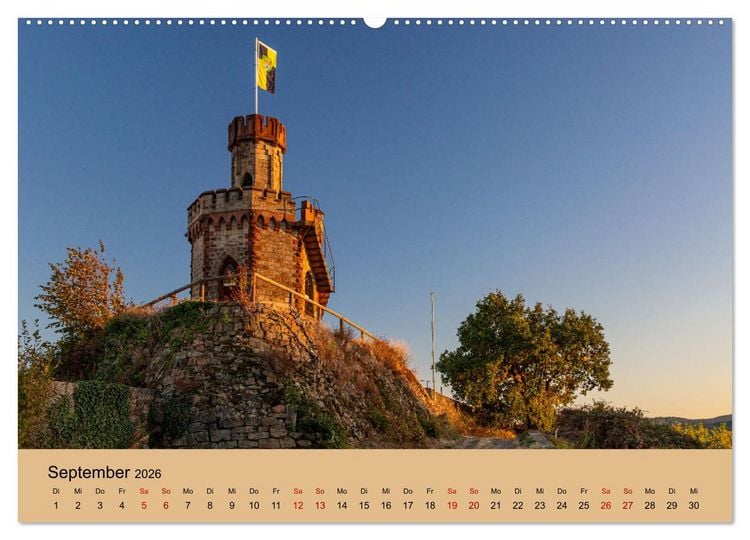 Produktbild: Bad D&uuml;rkheimer Ansichten (hochwertiger Premium Wandkalender 2026 DIN A2 quer), Kunstdruck in Hochglanz