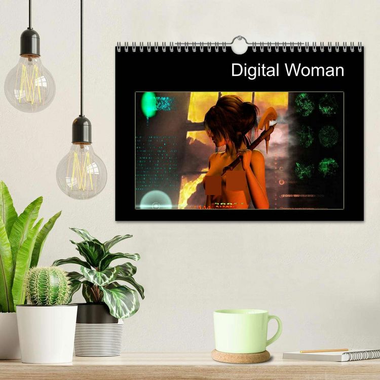 Produktbild: Digital Woman (Wandkalender 2026 DIN A4 quer), CALVENDO Monatskalender