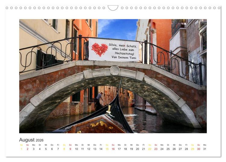 Produktbild: Venedig (Wandkalender 2026 DIN A3 quer), CALVENDO Monatskalender