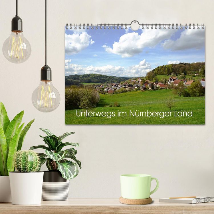 Produktbild: Unterwegs im N&uuml;rnberger Land (Wandkalender 2026 DIN A4 quer), CALVENDO Monatskalender