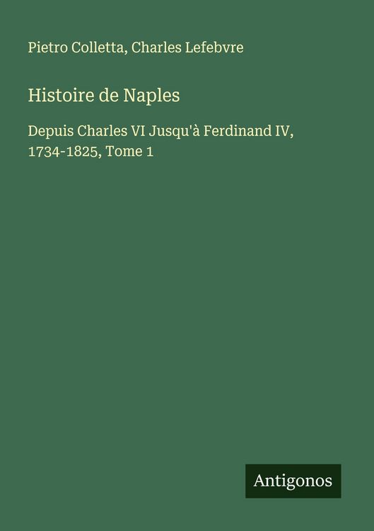 Produktbild: Histoire de Naples