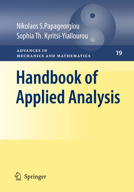 Produktbild: Handbook of Applied Analysis