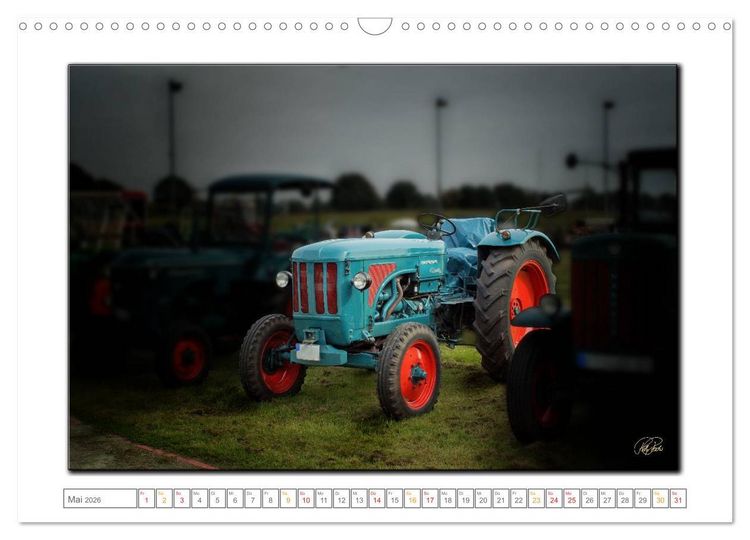 Produktbild: Oldtimer - Trecker Liebe (Wandkalender 2026 DIN A3 quer), CALVENDO Monatskalender