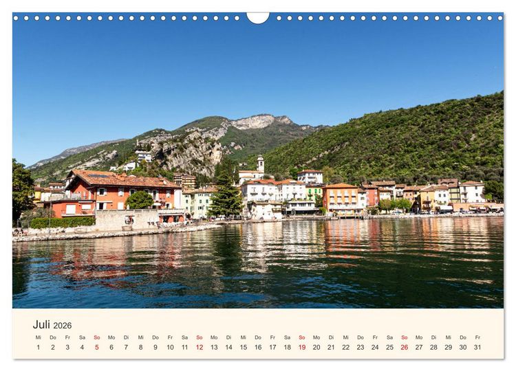 Produktbild: Wanderreise Gardasee (Wandkalender 2026 DIN A3 quer), CALVENDO Monatskalender