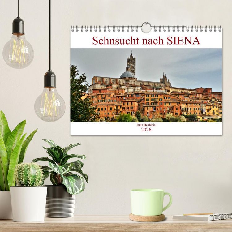 Produktbild: Sehnsucht nach SIENA (Wandkalender 2026 DIN A4 quer), CALVENDO Monatskalender
